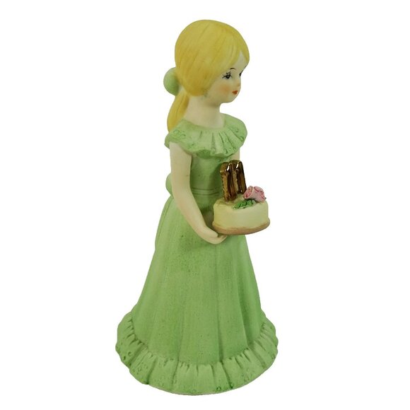 Growing Up Birthday Girls 11 Years Old Birthday Figurine Vintage Enesco 1981 - Picture 3 of 8